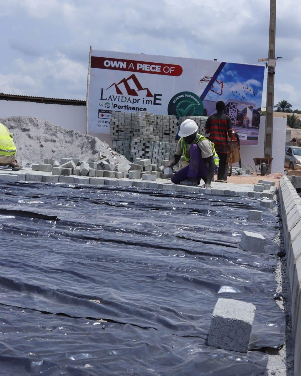 Infrastructure: Lavida Prime, interlock and drainage